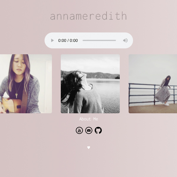 anna meredith
                            music page project