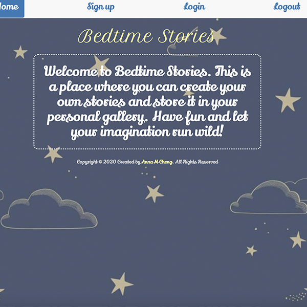 bedtime stories
                            project